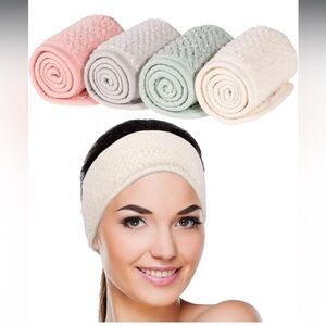 Spa Facial Headband adjustable 3 pack